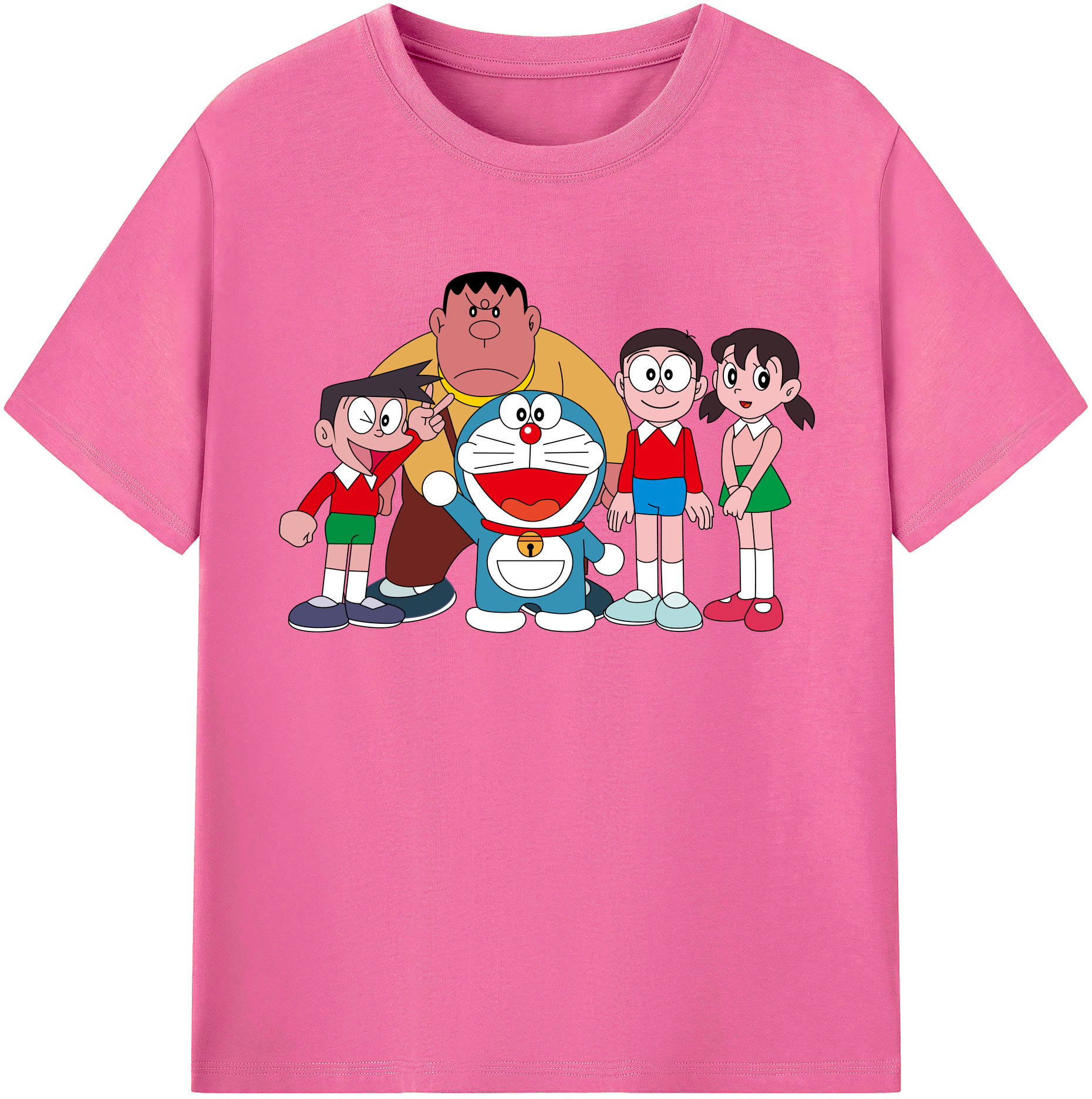 （画像用） ドラえもん 骨川 スネ夫 Doraemon Honekawa Suneo レディースカジュアルプリントTシャツ（綿100％）